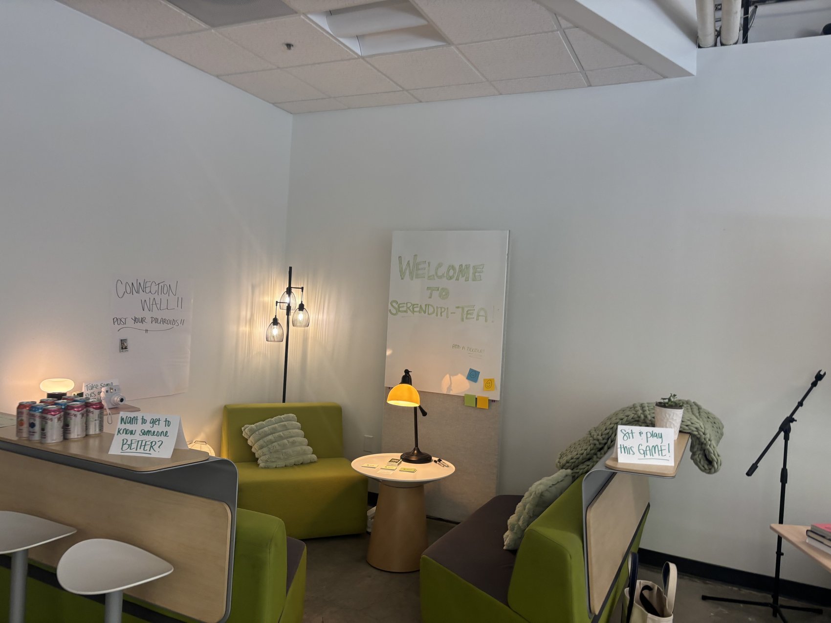 Final Serendipi-Tea installation at StartX