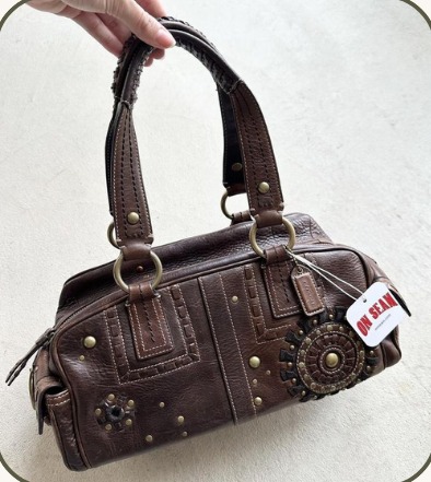 Simone Acc. Collection mood board — vintage handcrafted handbag
