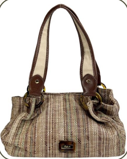 Simone Acc. Collection mood board — woven textile handbag