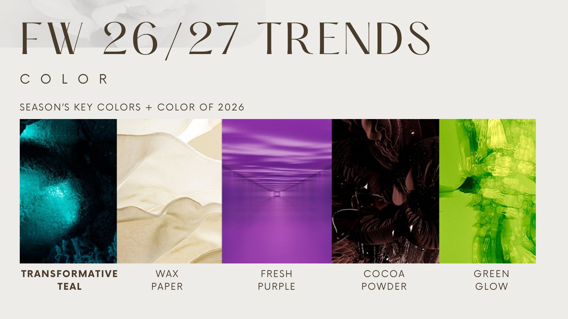 FW 26/27 trend research slide 6 — Color