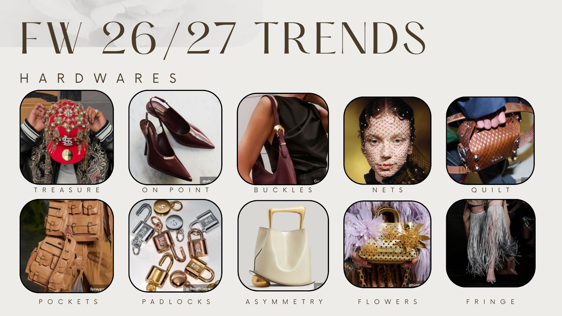 FW 26/27 trend research slide 12 — Hardwares detail